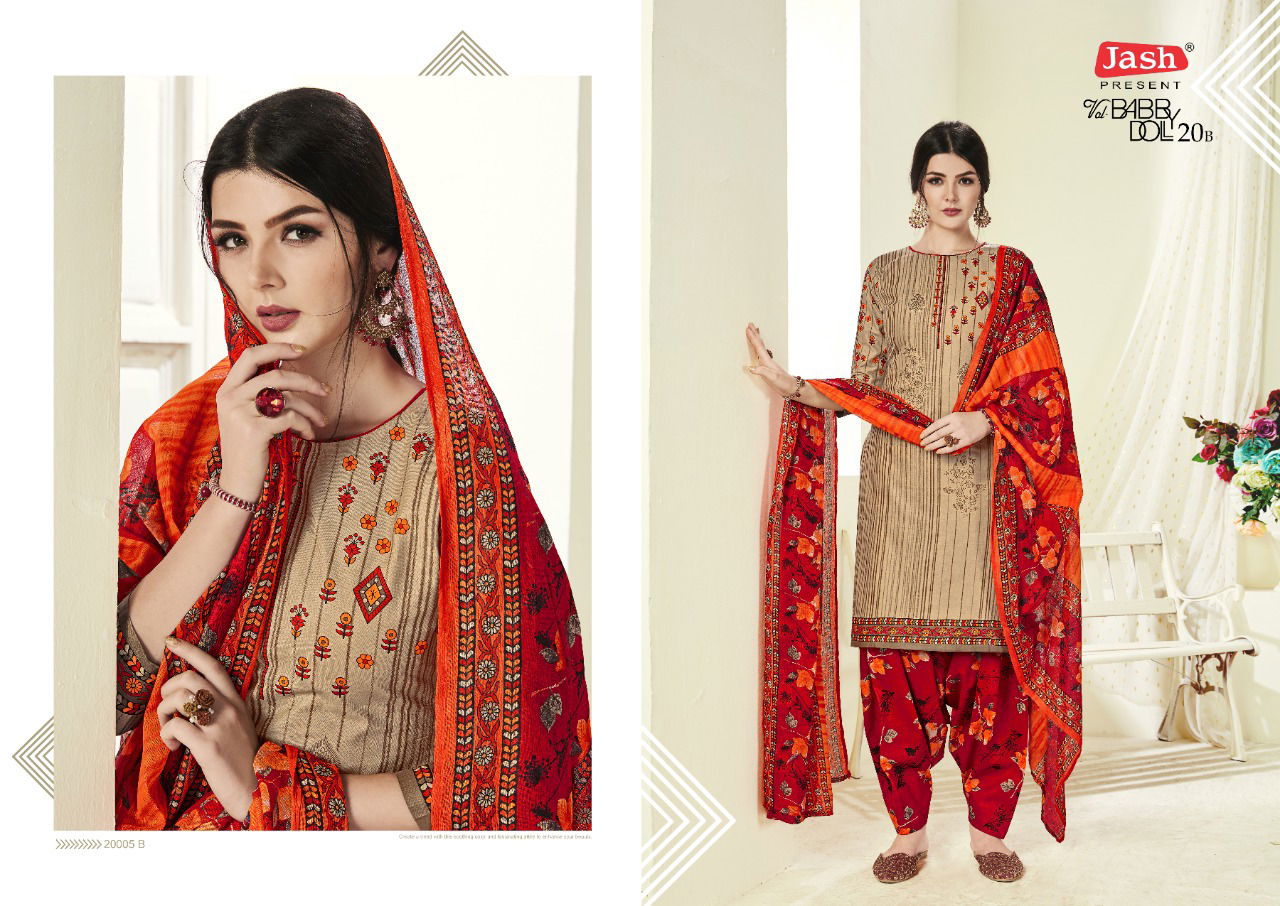 Jash Baby Doll 20 B Pure Cotton Printed Dress Material